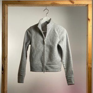 Gray American Eagle fleece zip up